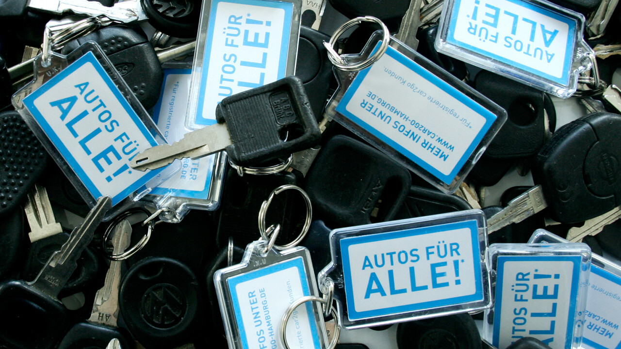 car2go Schluesselanhaenger Autos für alle!