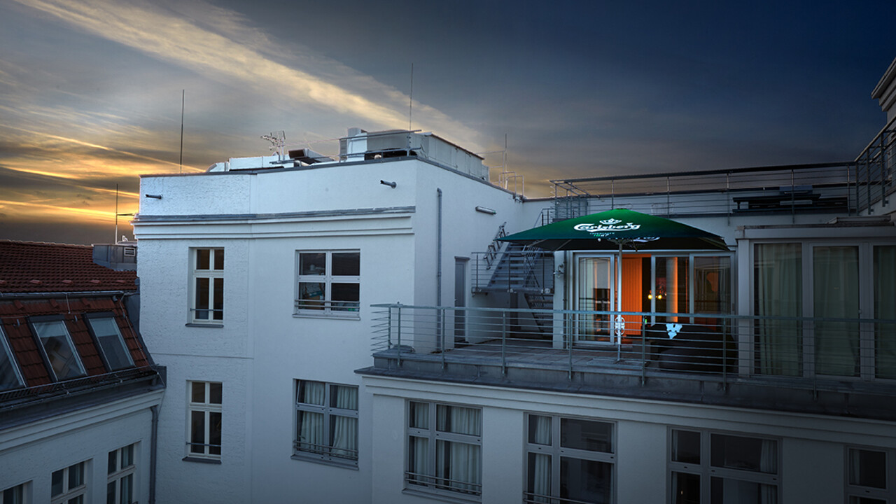 Carlsberg Aktion Nightclub Schirm