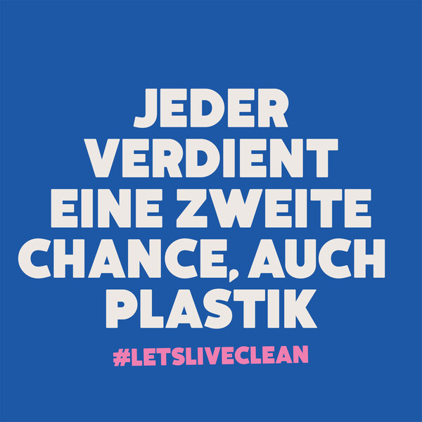 Ecover Social Media Posting Jeder verdient eine zweite Chance, auch Plastik