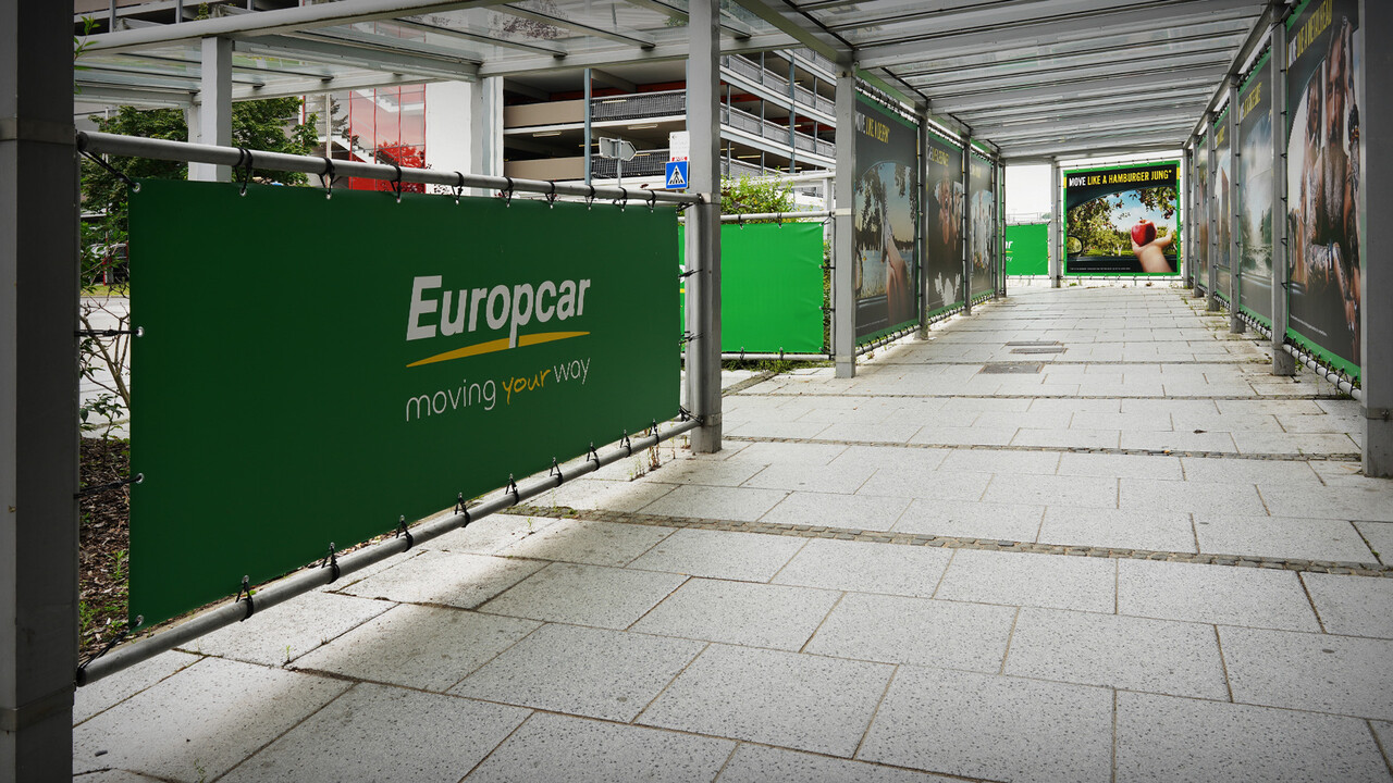 Europcar Hamburg Airport Branding Europcar Logo