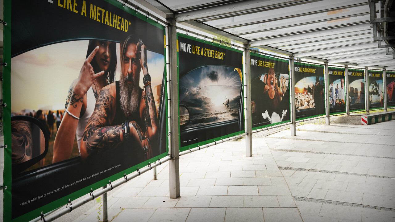 Europcar Hamburg Airport Branding Plakatreihe