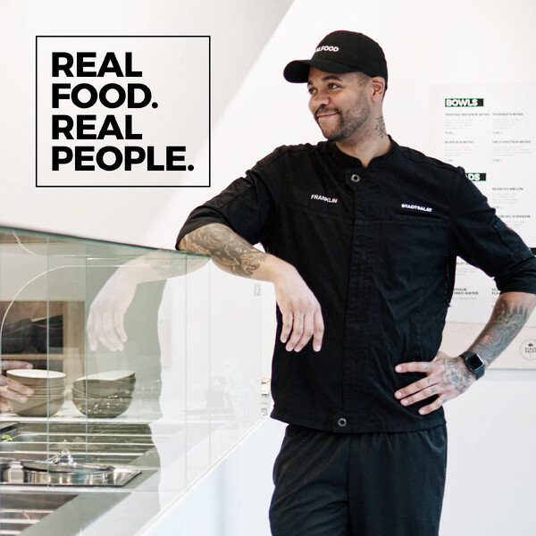 Stadtsalat Social Posting Franklin Real food. Real people.