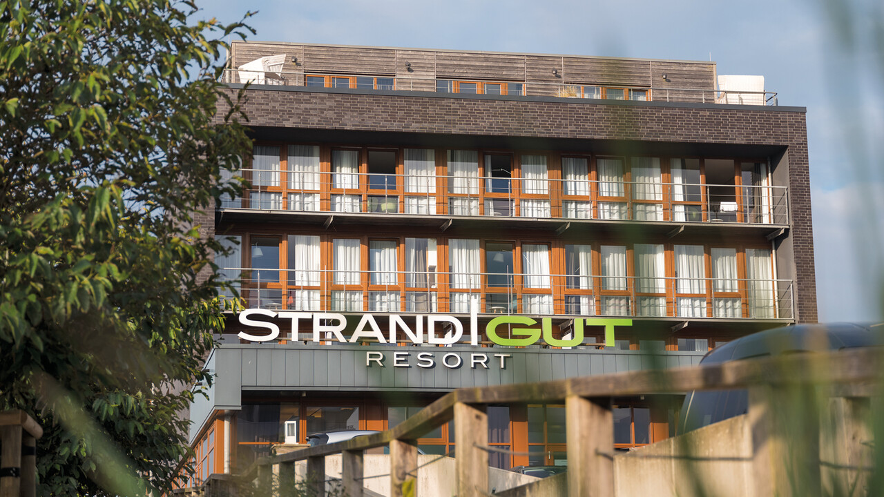 StrandGut Resorts Au&szlig;enaufnahme des StrandGut Resorts in St. Peter-Ording