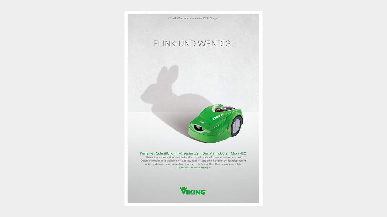 VIKING Print Anzeige Flink und wendig.