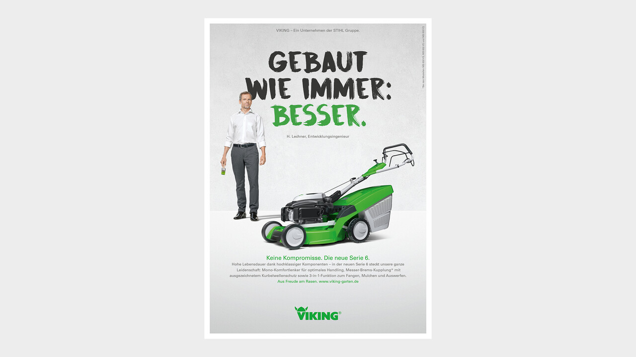 VIKING Print Anzeige Gebaut wie immer: besser.