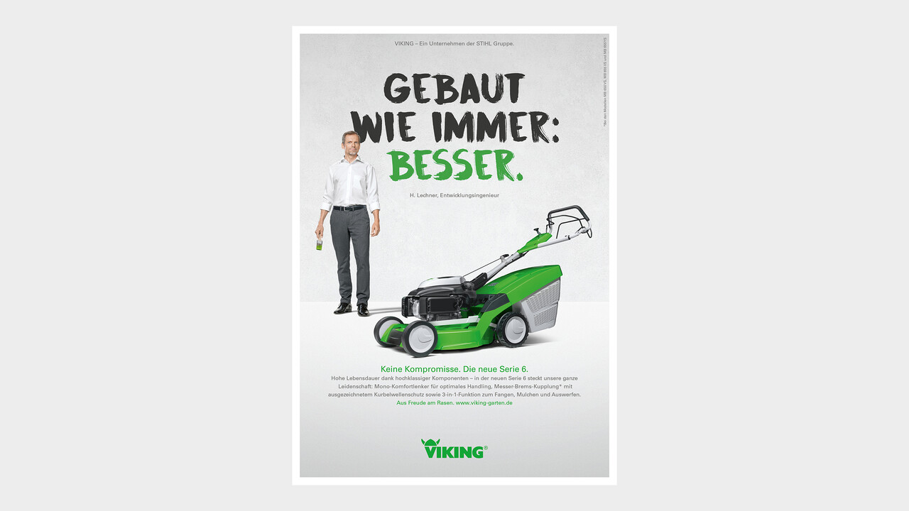 VIKING Print Anzeige Gebaut wie immer: besser.