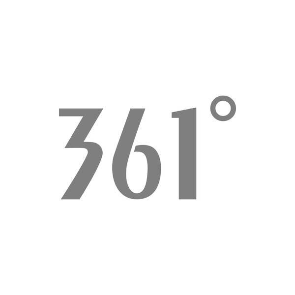 361° Logo grau